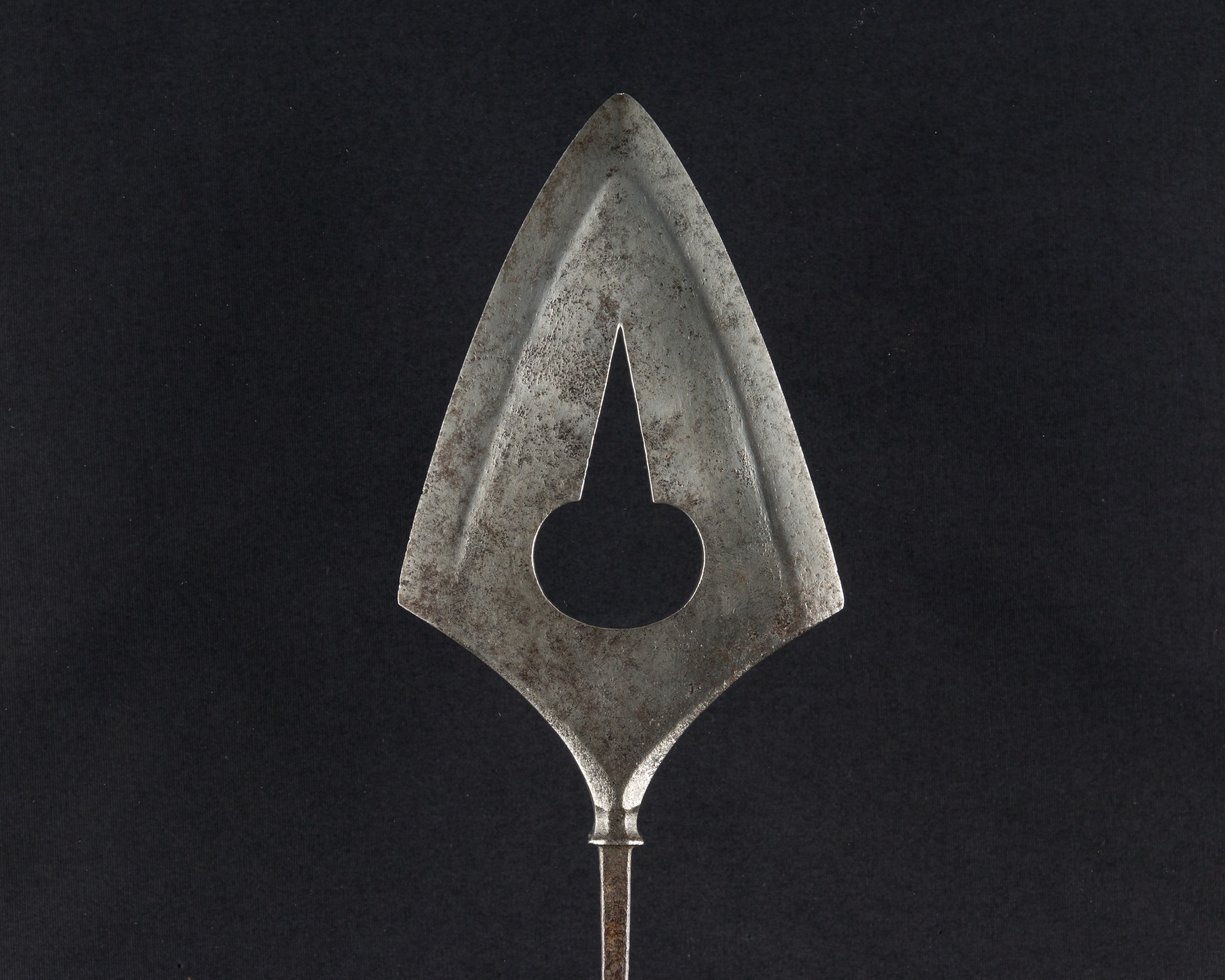 Antique Openwork Iron Arrowhead