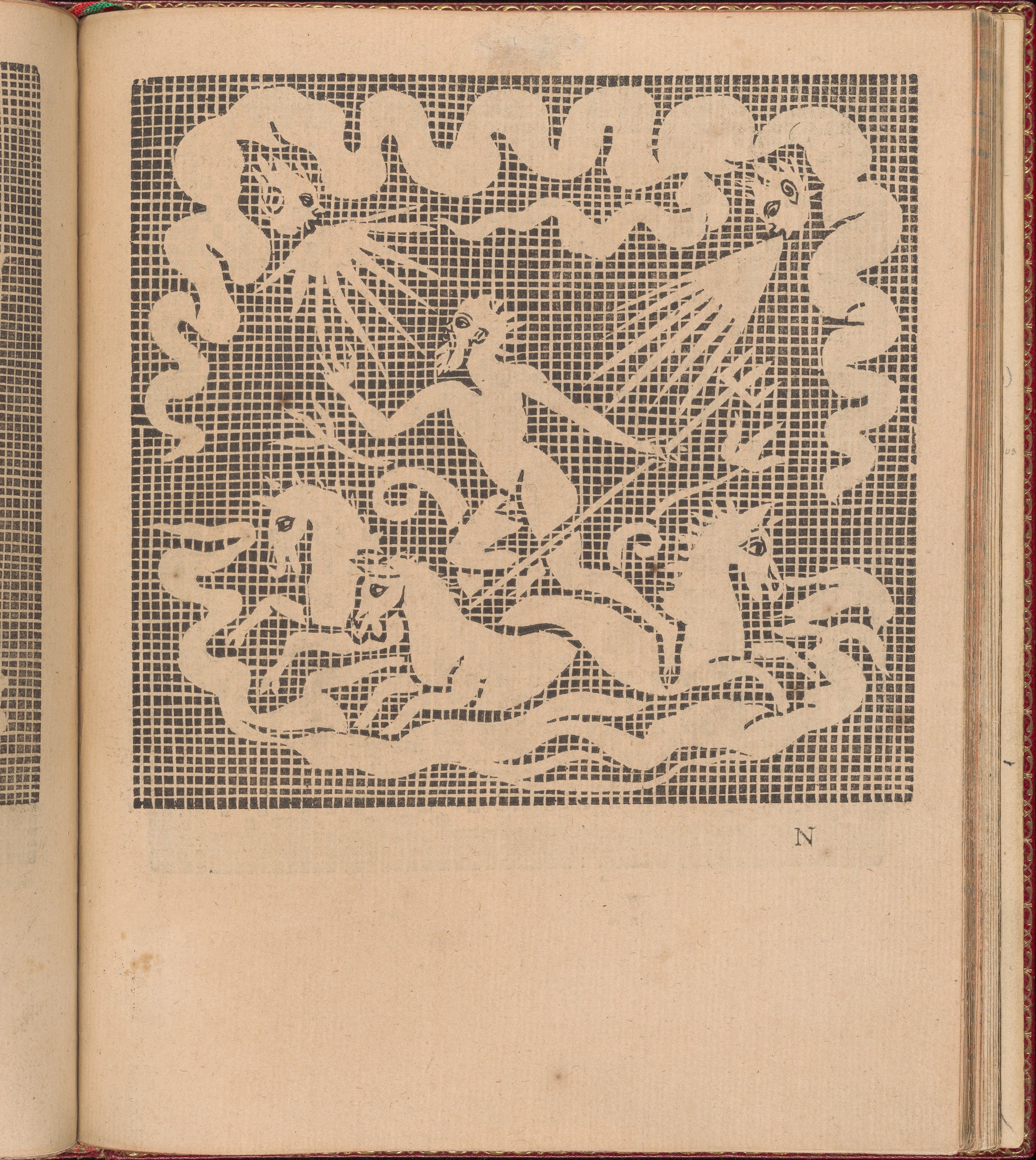 Vintage Paper Cut Mythological Scene