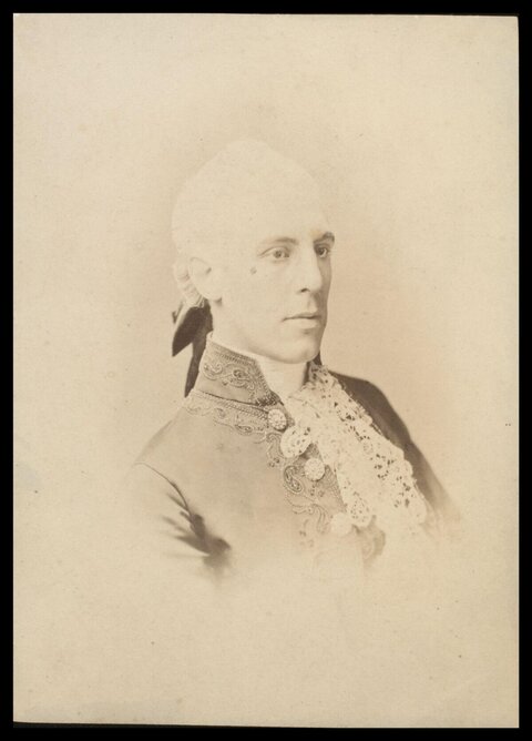 Vintage Portrait of Man in 18th Century Dress