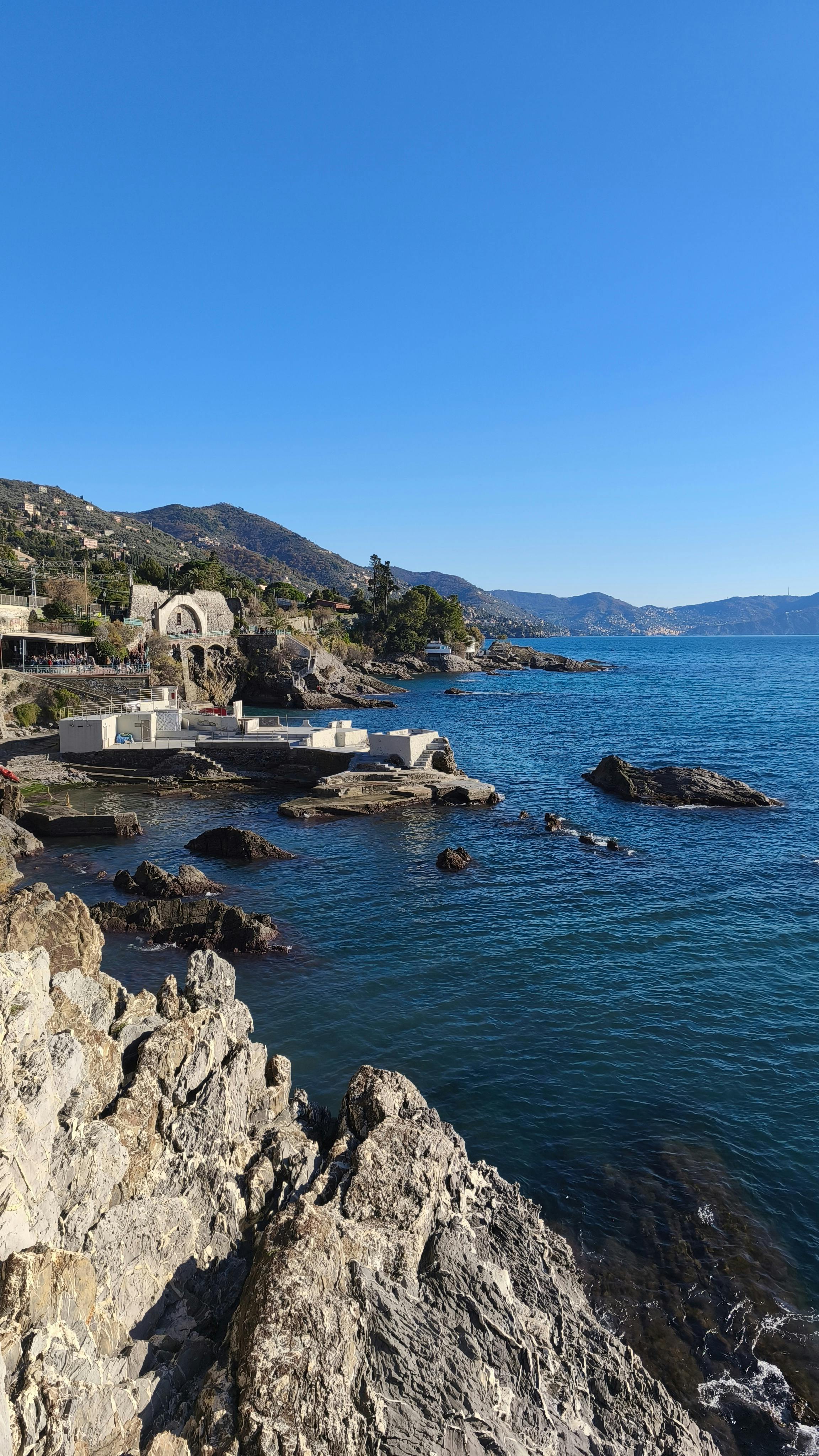 Rocky Mediterranean Coastal Seascape