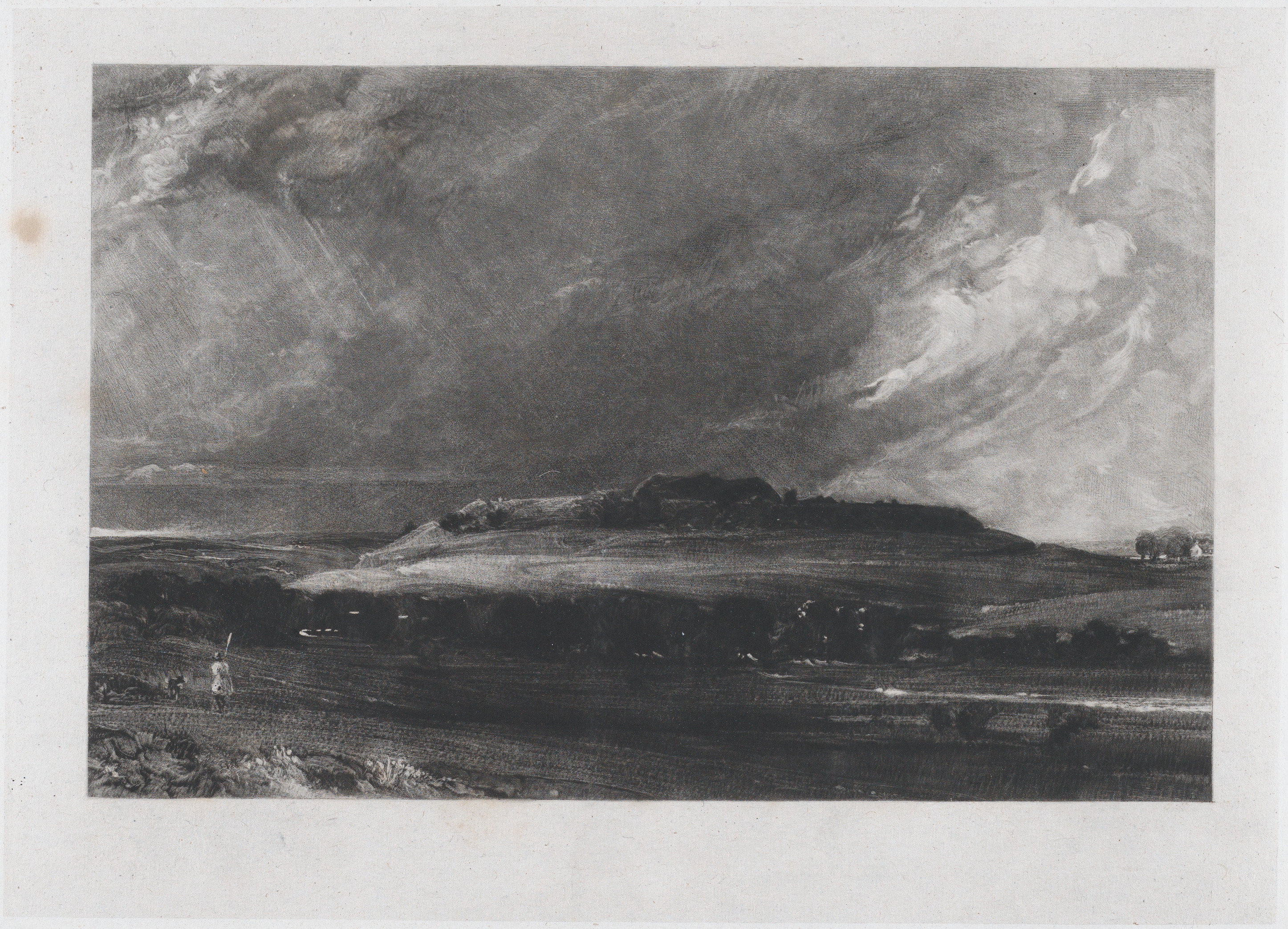 Stormy Countryside Landscape