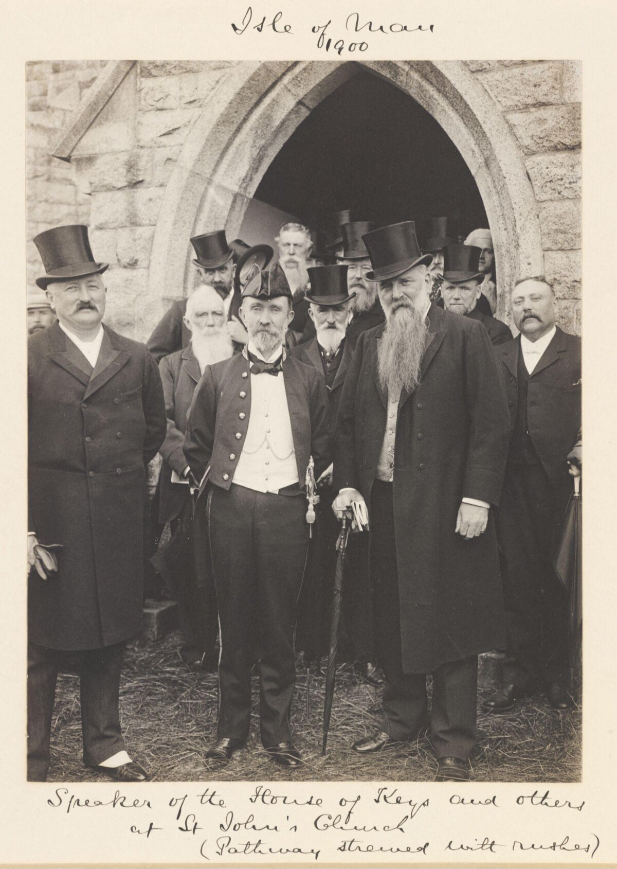 1900 Gathering at St John's Church Isle of Man