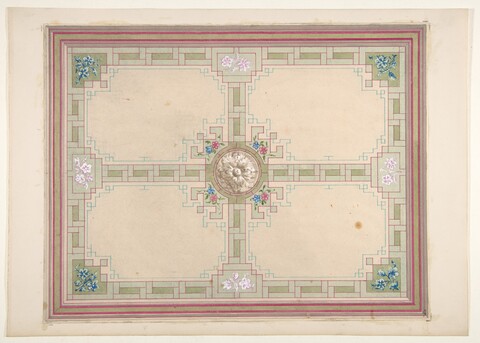 Hand-drawn Ceiling Decorative Design