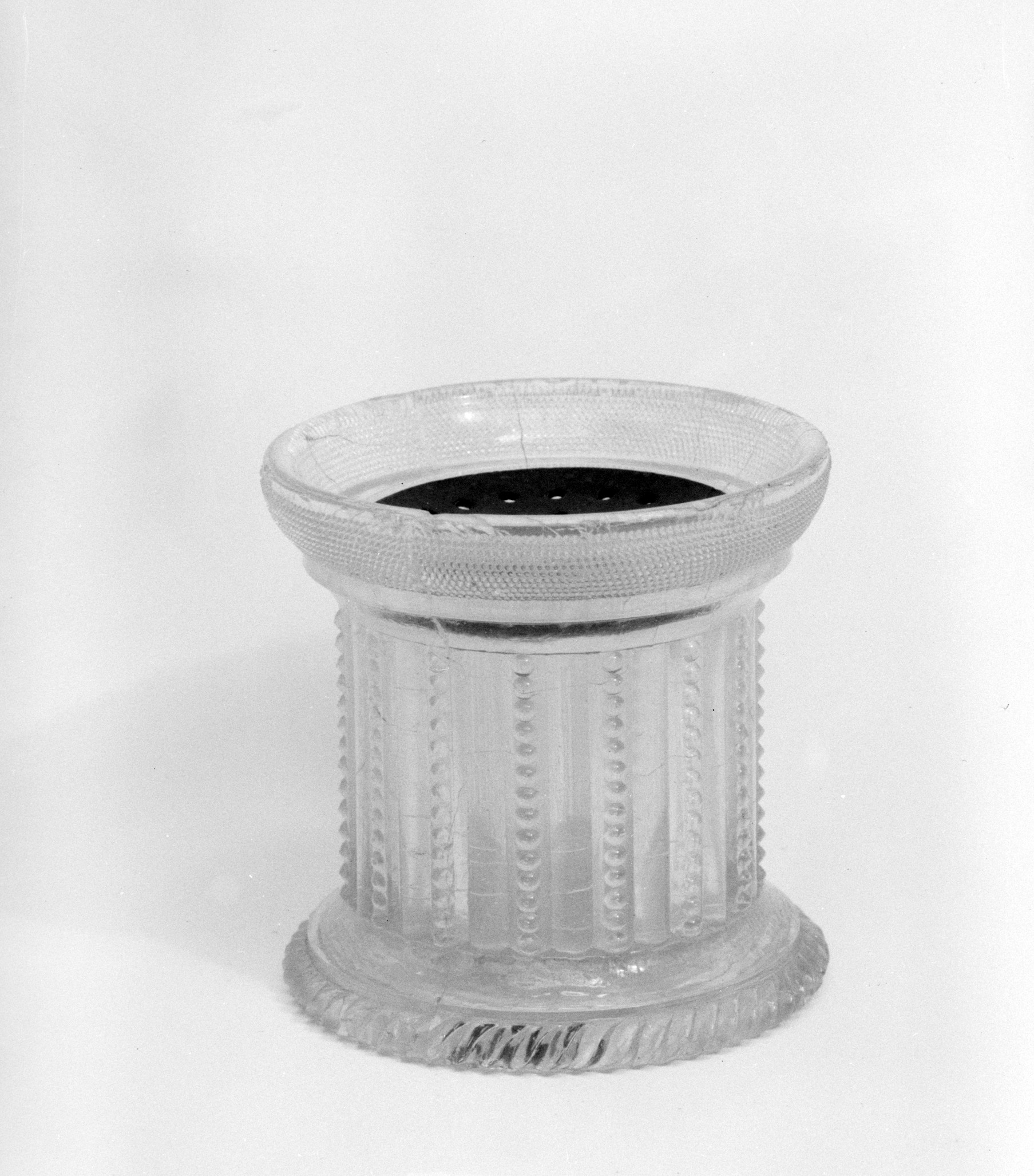 Vintage Pressed Glass Toothpick Holder