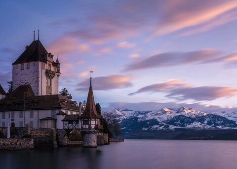 Oberhofen Castle at Lake Thun