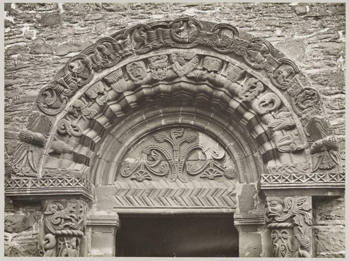 Carved Stone Church Archway