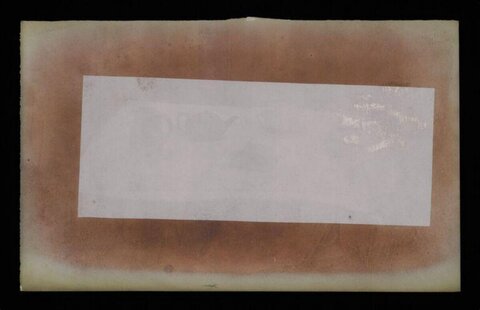 Aged Paper with Blank White Rectangle