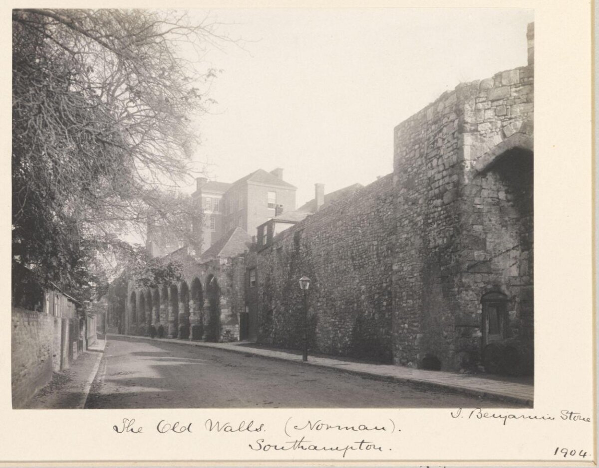 Old Norman Walls Southampton 1904