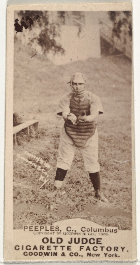 1888 Old Judge Baseball Cigarette Card