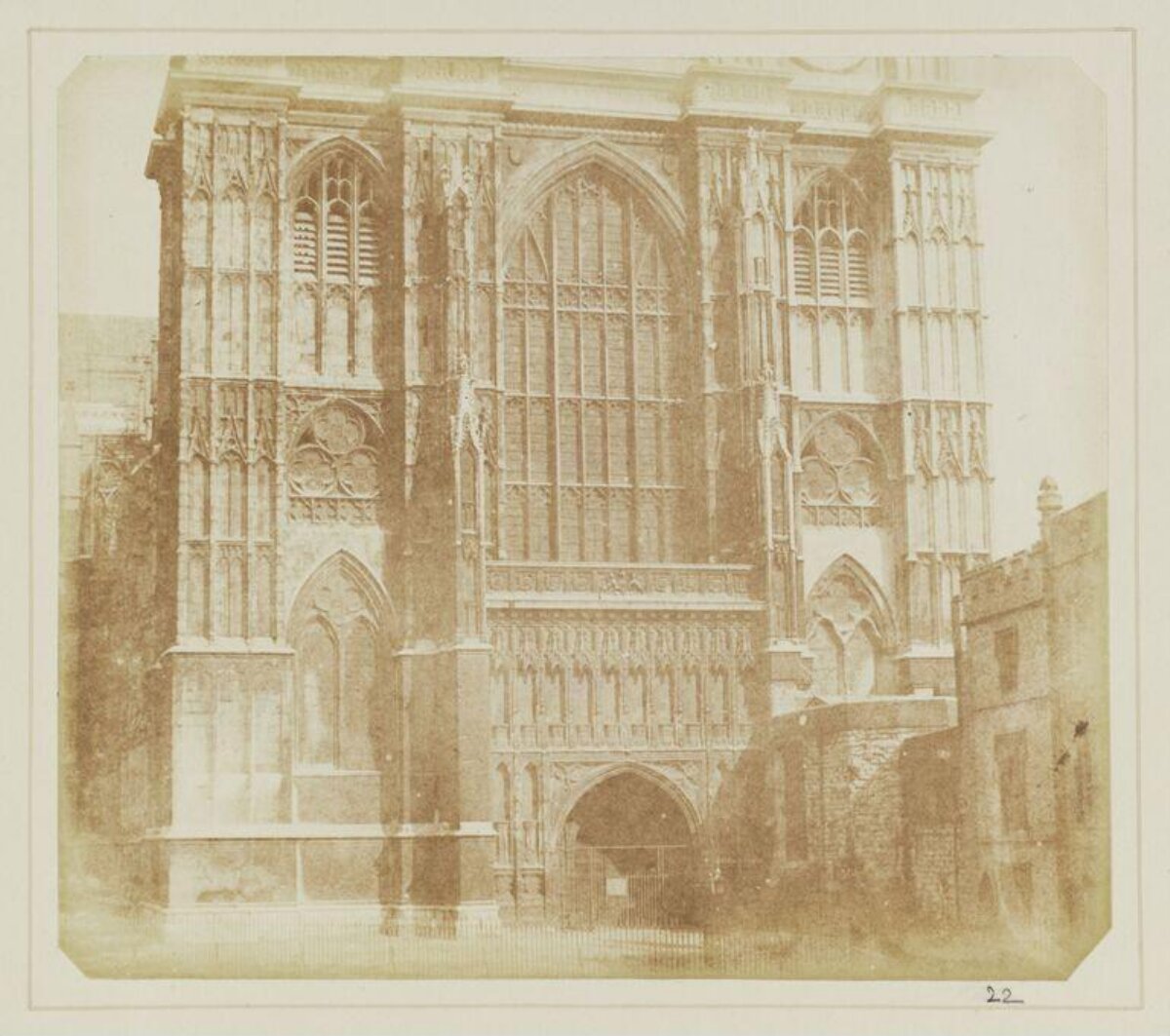 Vintage Gothic Cathedral Facade Photo