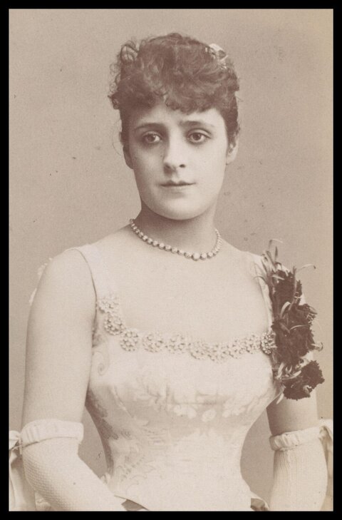 Vintage Studio Portrait of 19th Century Woman