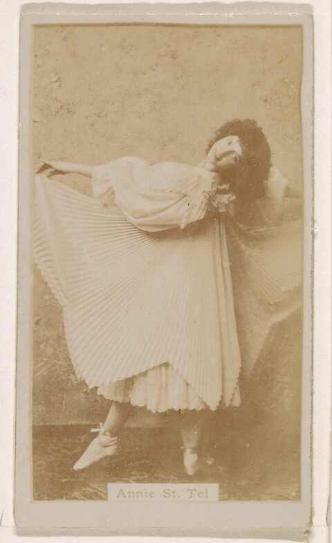 Vintage Portrait of Dancer Annie St. Tel