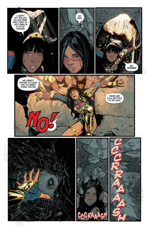 Wonder Woman Comic Rescue Scene