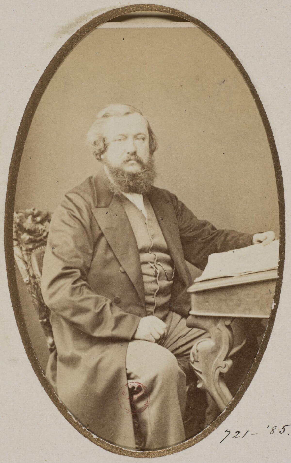 19th Century Oval Portrait of a Gentleman