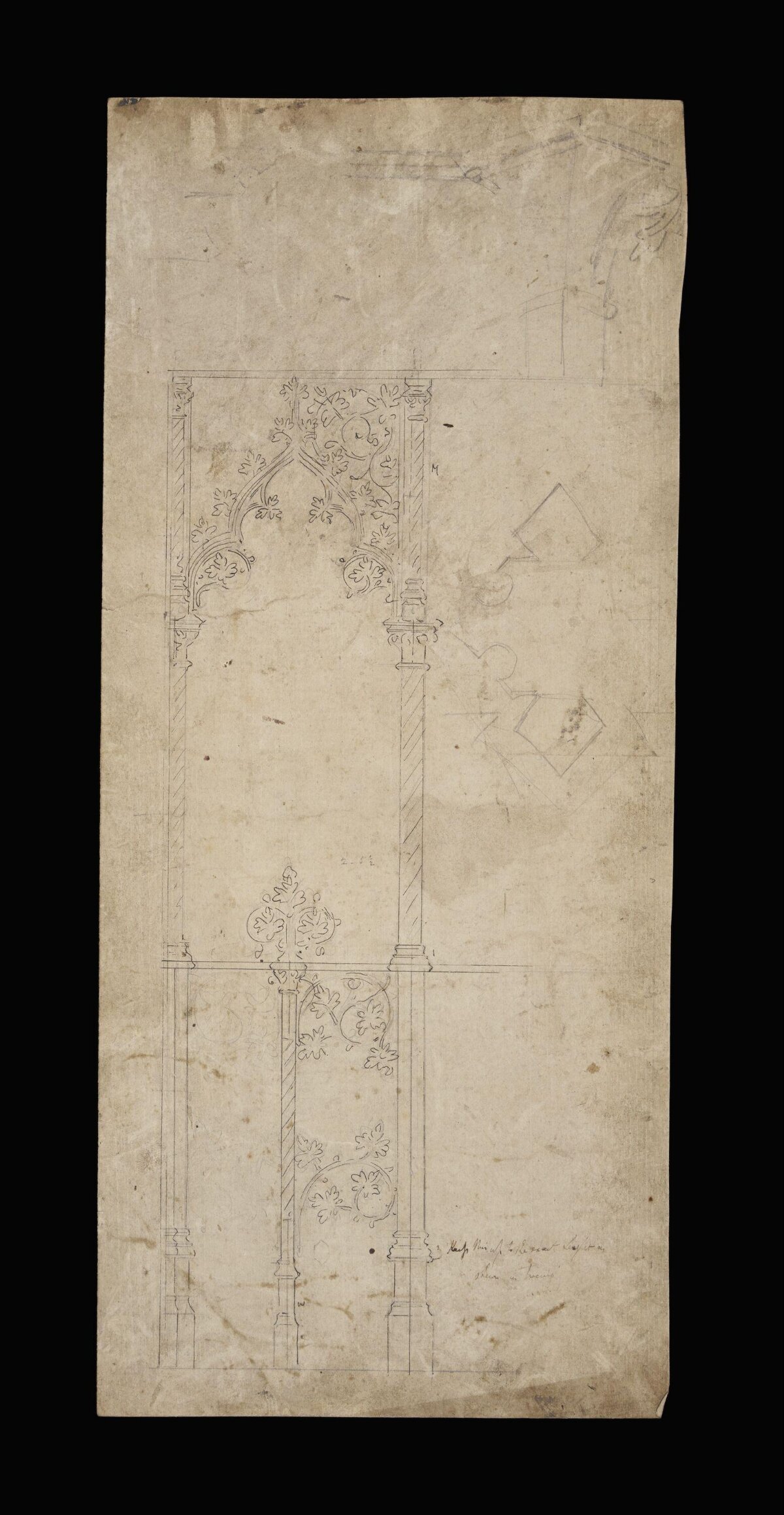 Gothic Architectural Design Sketch