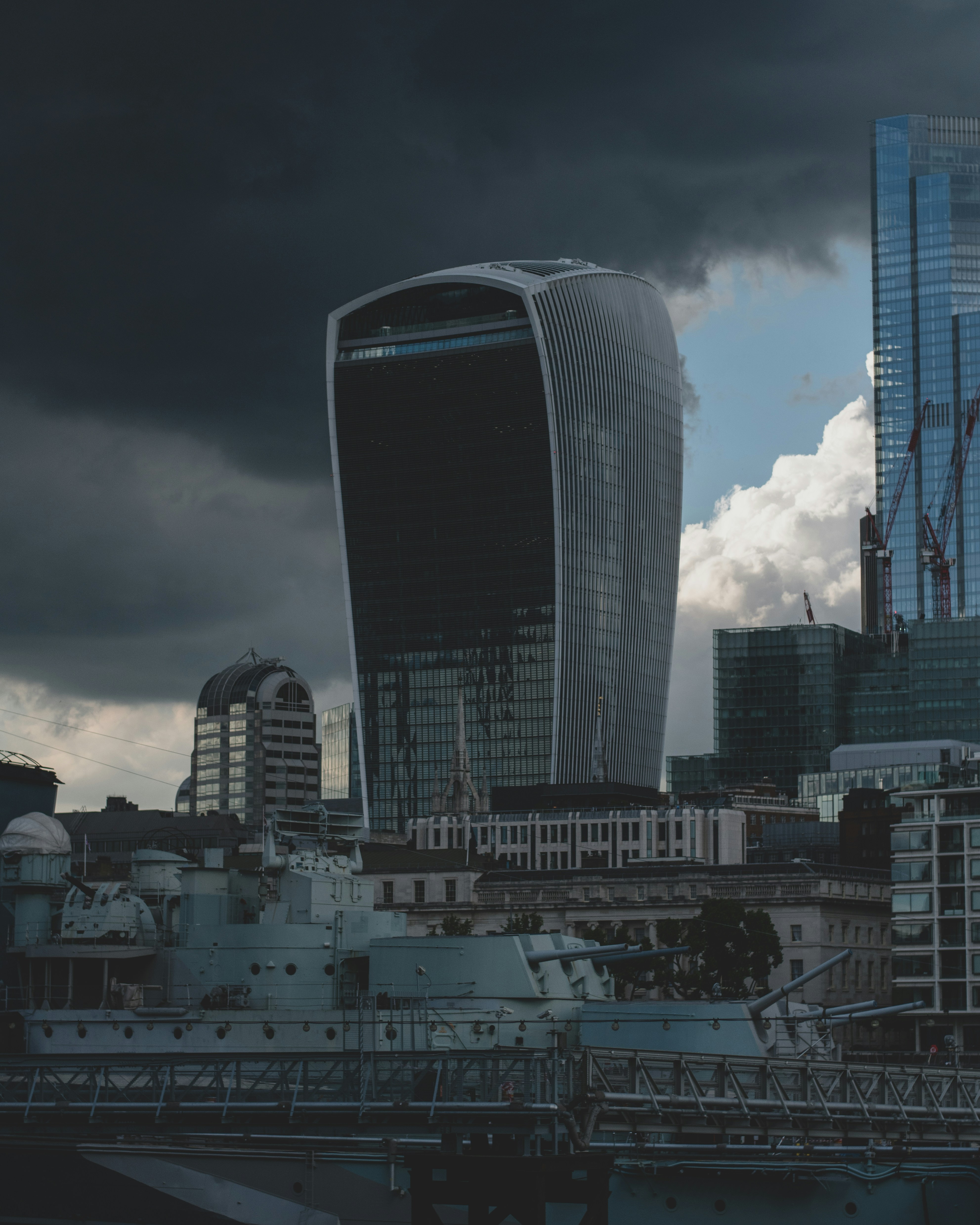London Riverside City Skyline