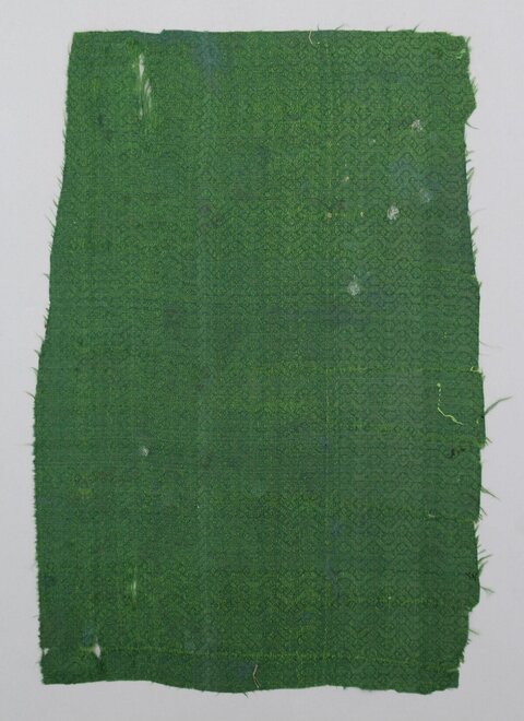 Green Antique Textile Fragment