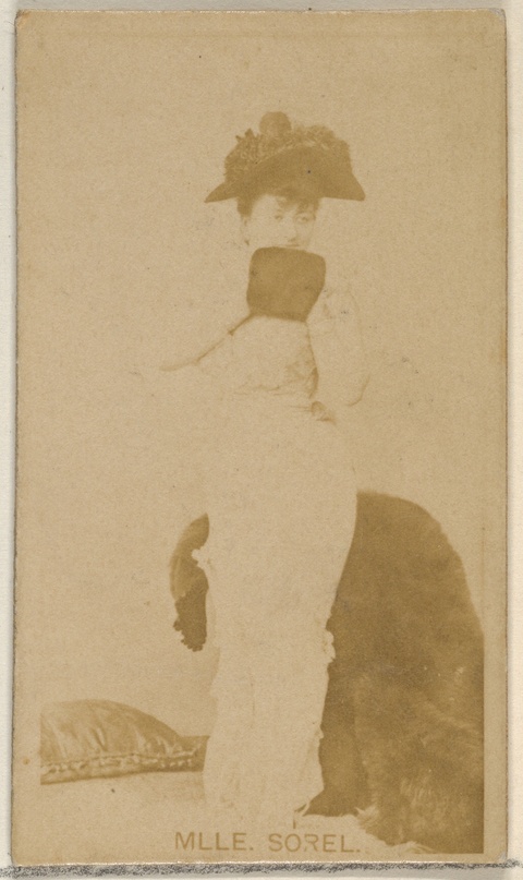 Vintage Portrait of Mlle. Sorel