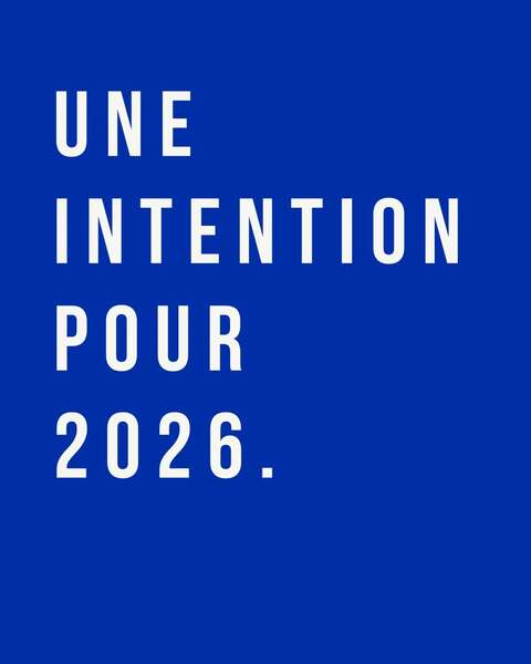 Une Intention Pour 2026 Text