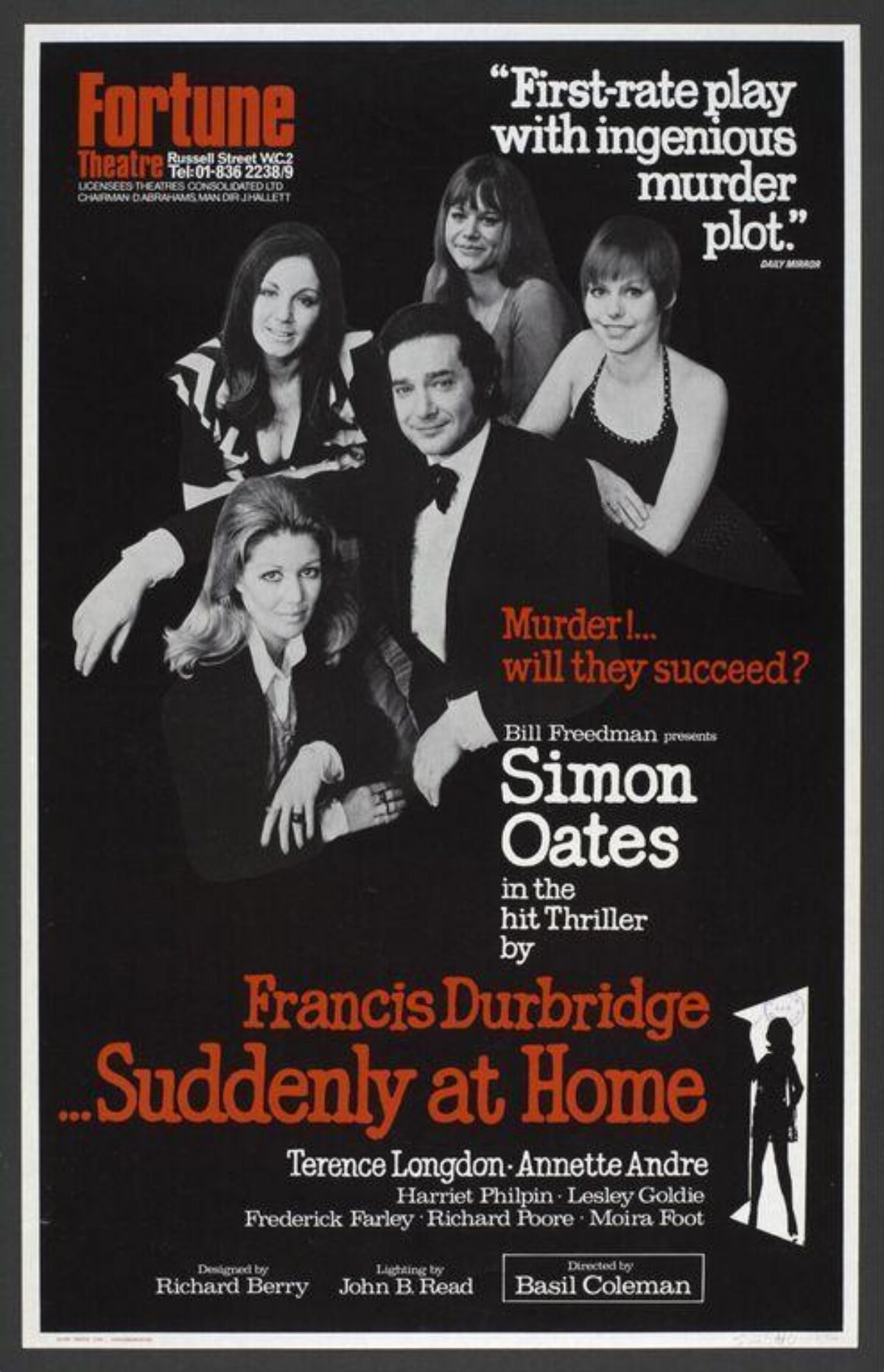 Suddenly at Home Play Poster
