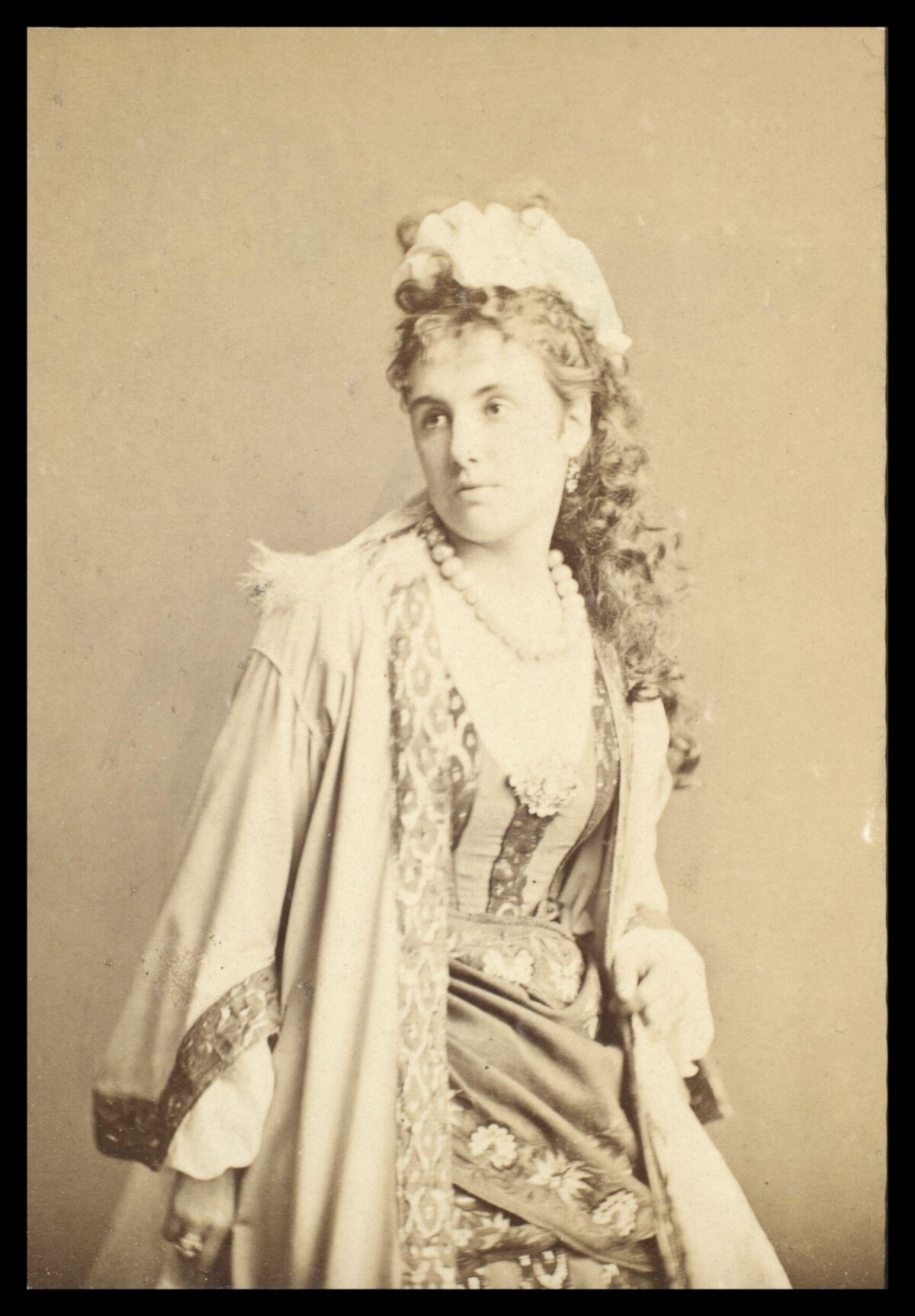 Vintage Portrait of Woman in Costume