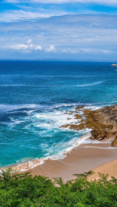Rocky Coastal Ocean View