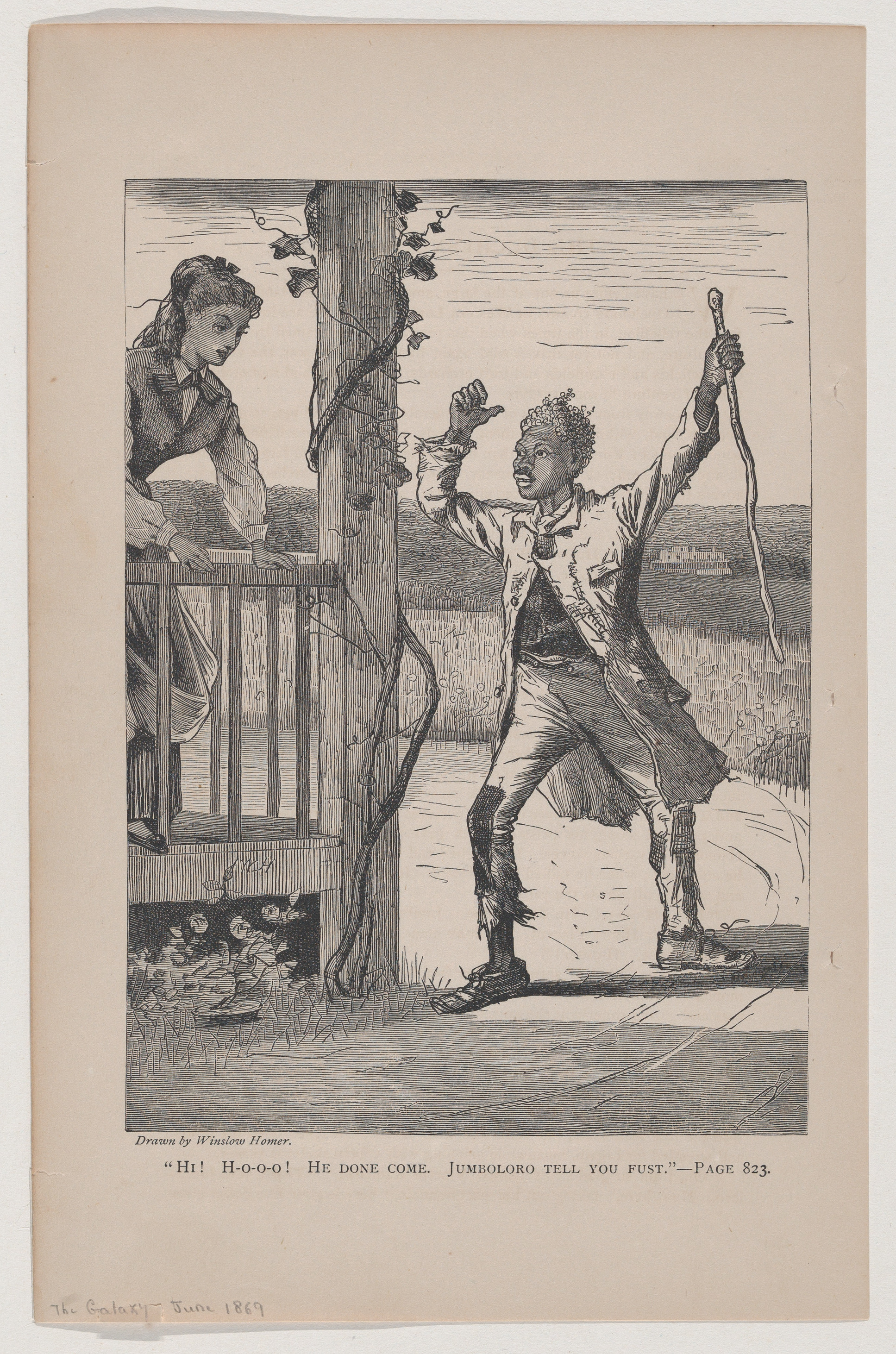 Winslow Homer 1869 Narrative Illustration