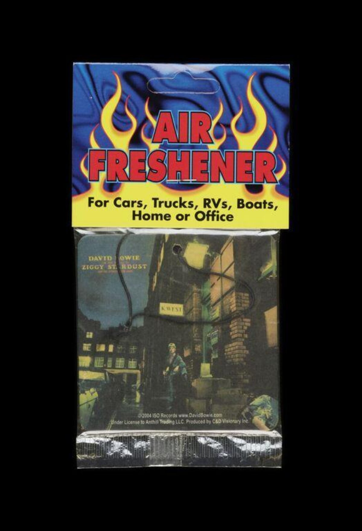 David Bowie Ziggy Stardust Air Freshener