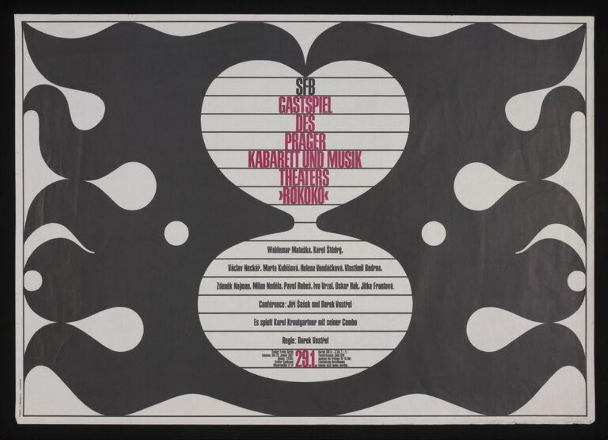 Prague Cabaret Music Theater Poster