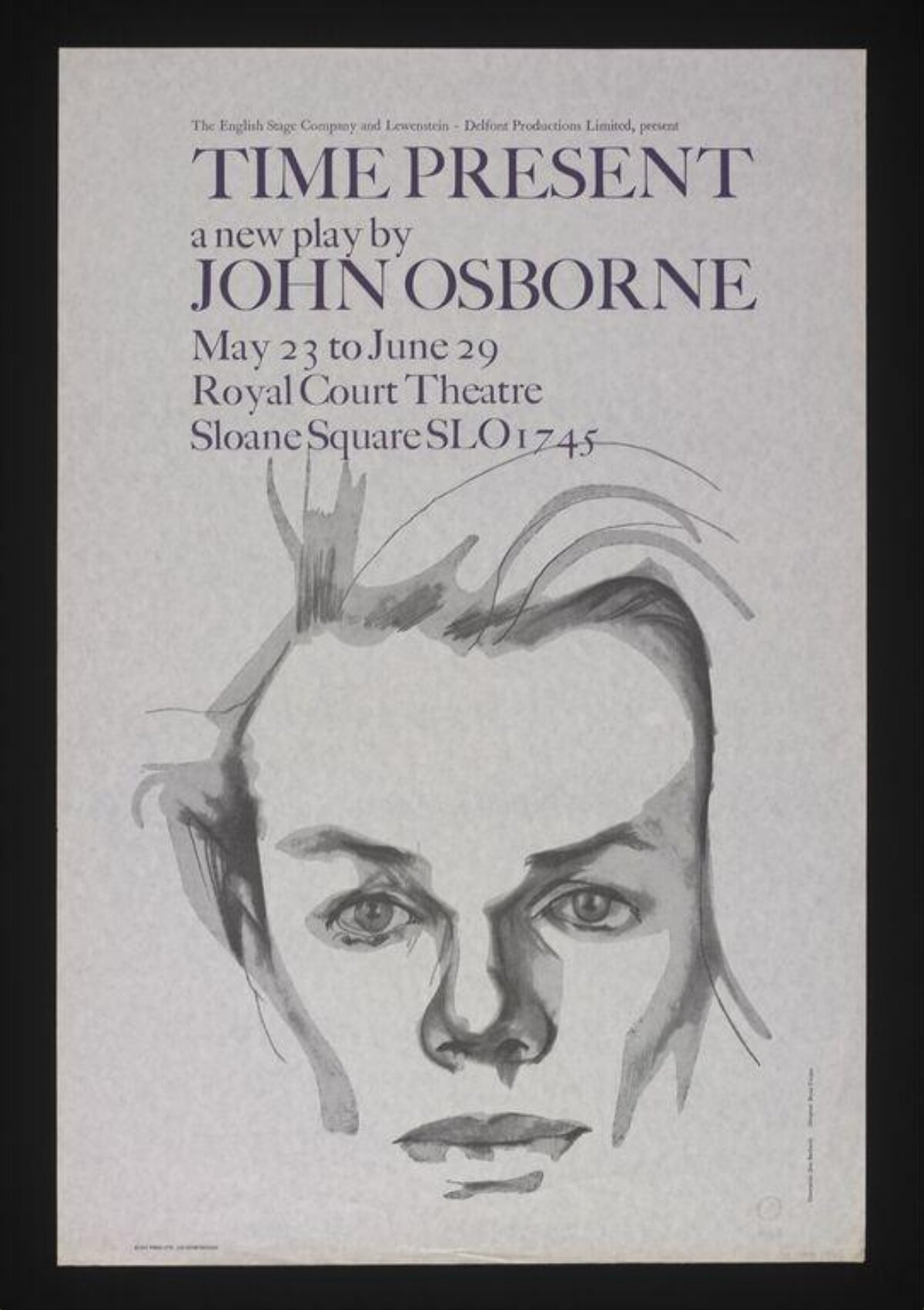 Time Present Play Theatre Poster