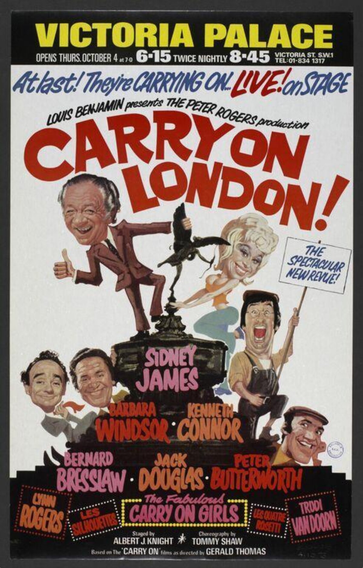 Carry On London Stage Show Poster