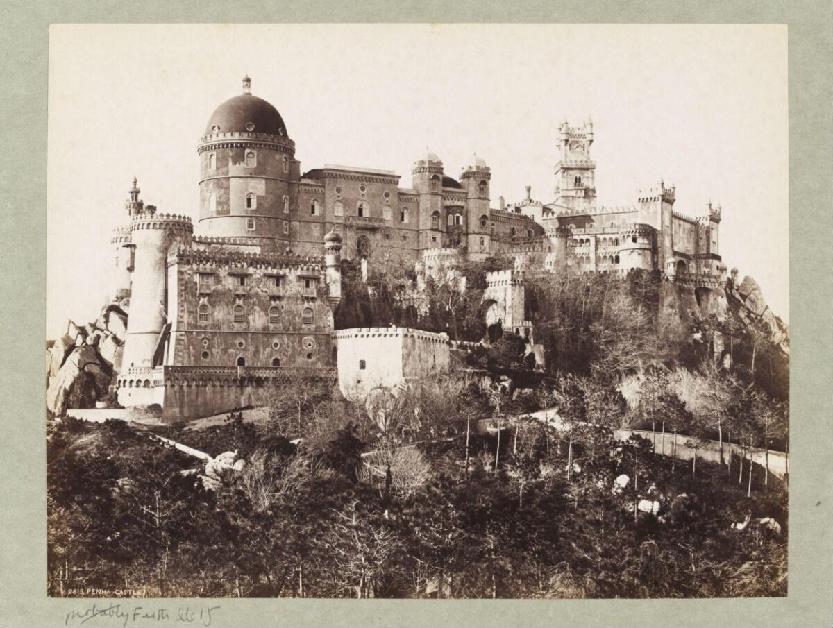 Vintage View of Penha Castle