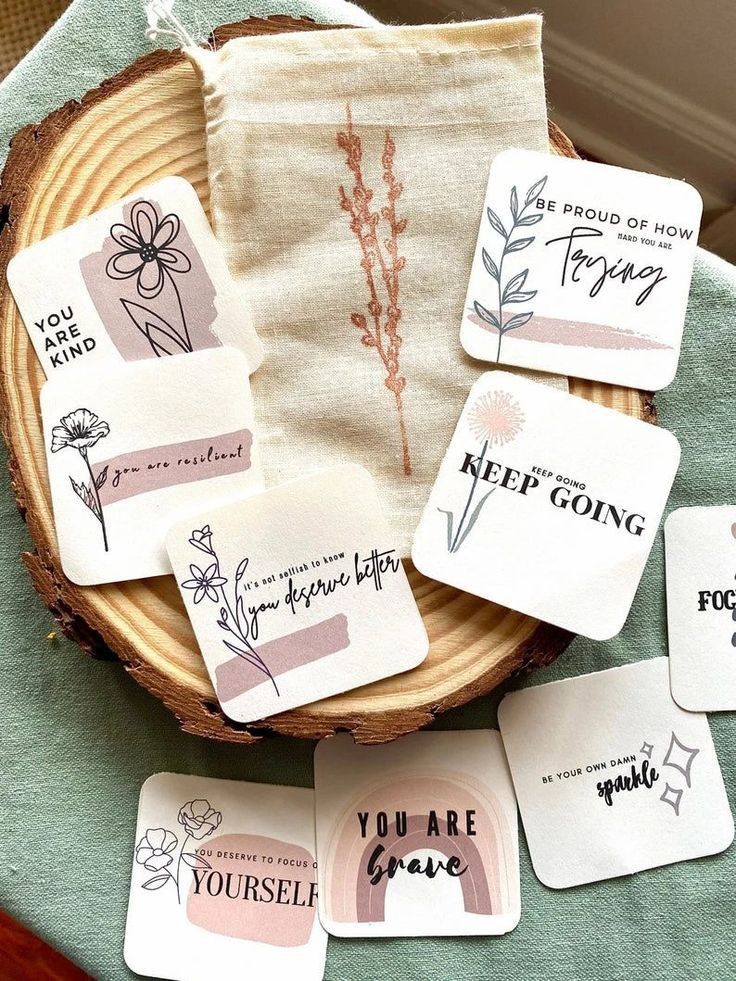 Positive Motivational Affirmation Cards