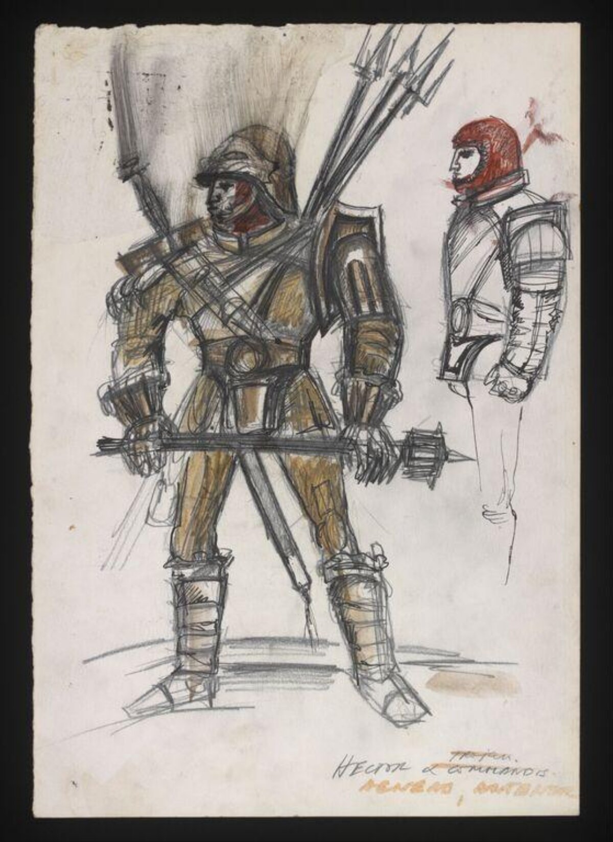 Armored Warrior Concept Sketch