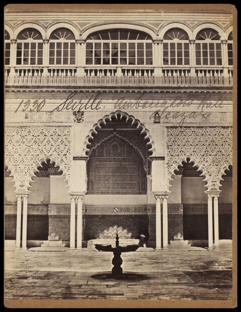 Seville Alcazar Ambassadors Hall Courtyard