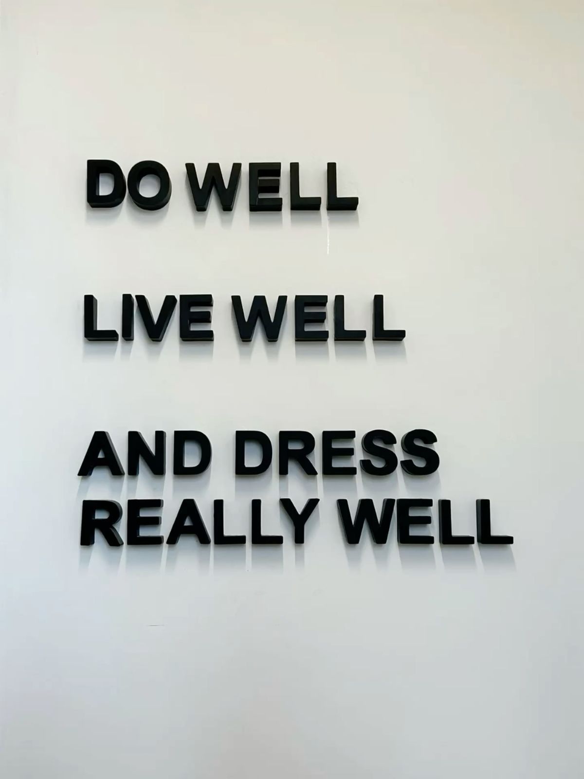 Do Well Live Well Quote Art