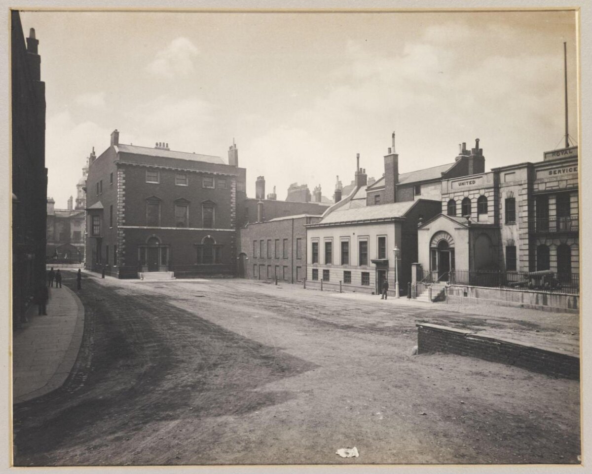 Historical Street View with Old Buildings