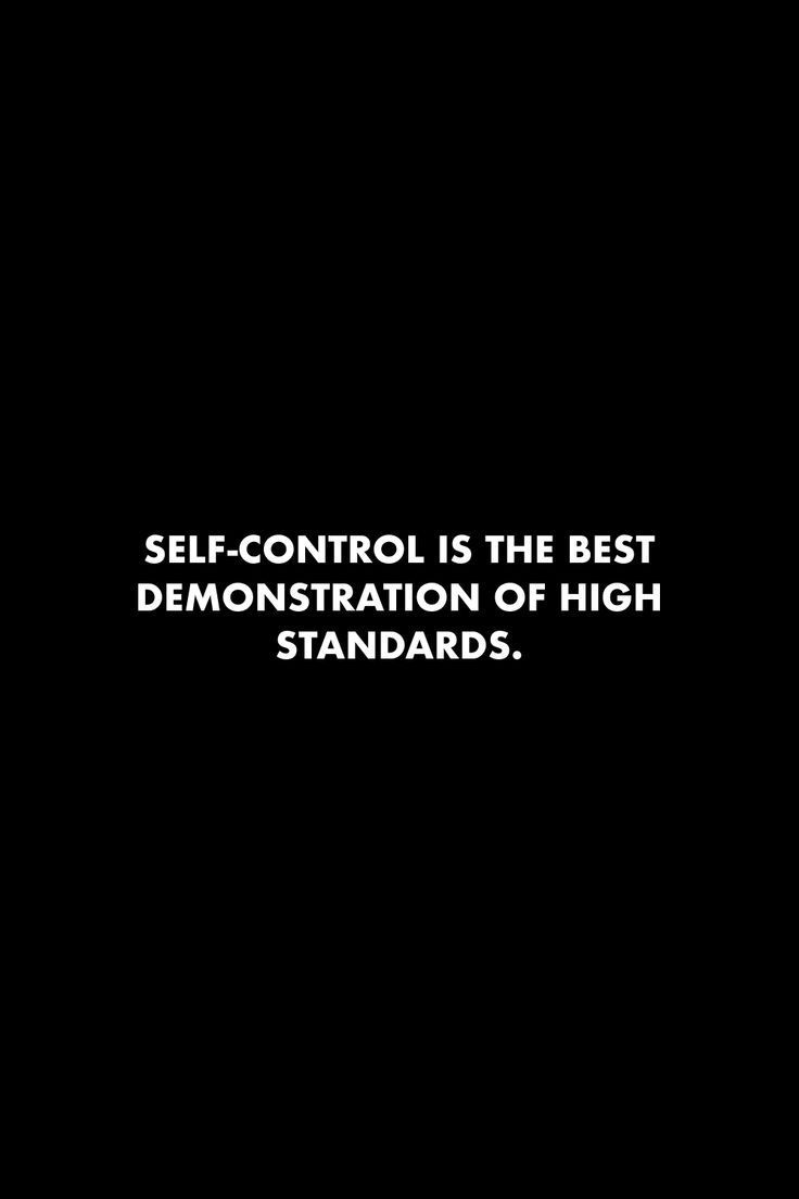 Self-Control Motivational Quote