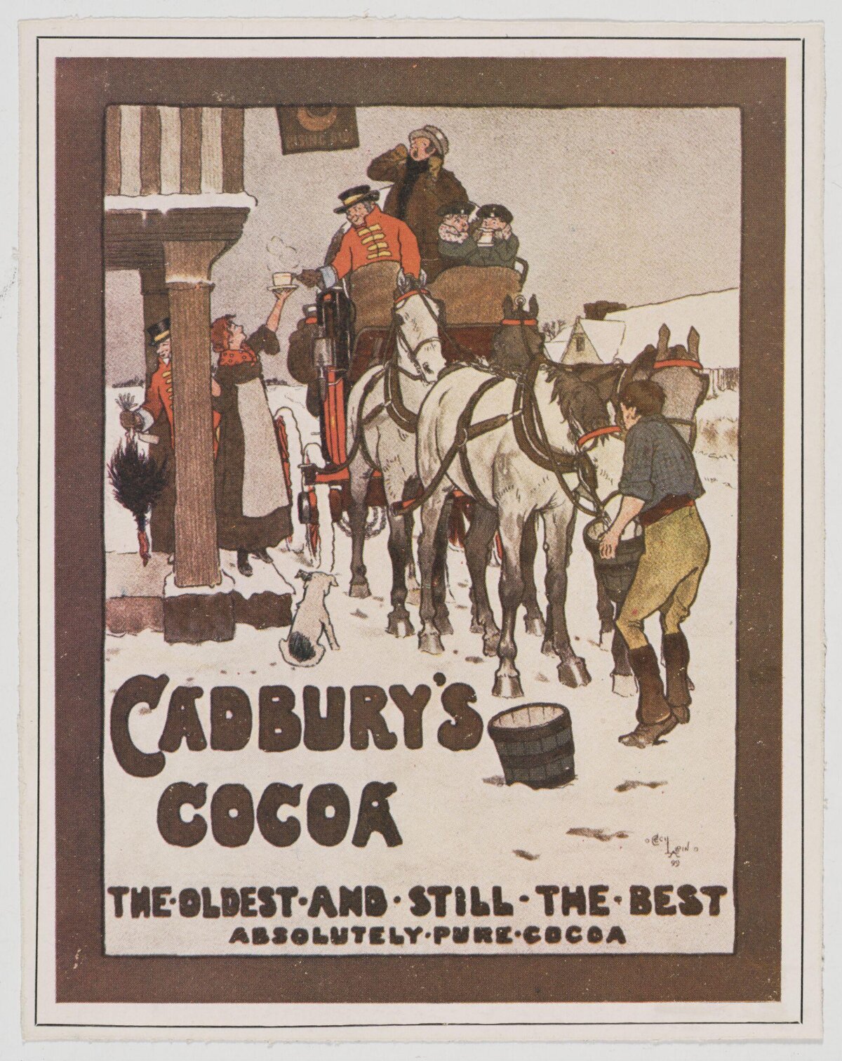 Vintage Cadbury's Cocoa Advertisement