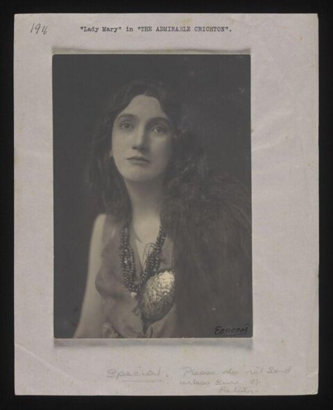 1916 Portrait of Actress as Lady Mary