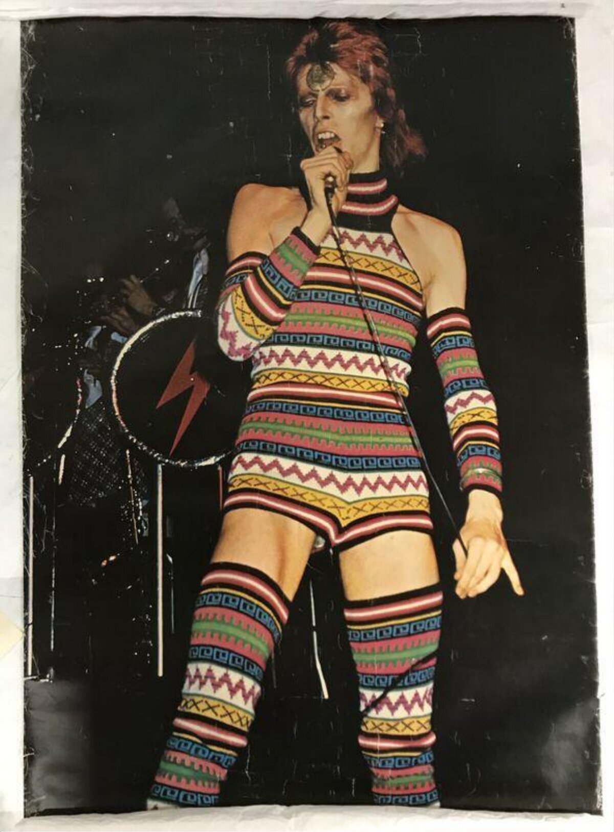David Bowie Performing On Stage