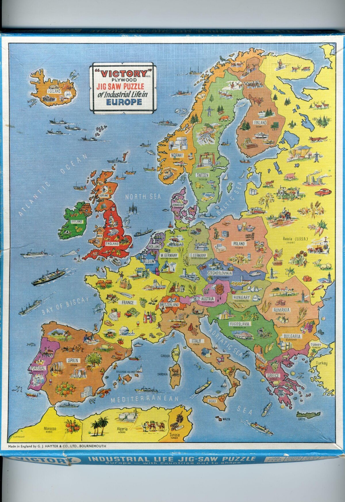 Vintage Europe Industrial Life Jigsaw Puzzle