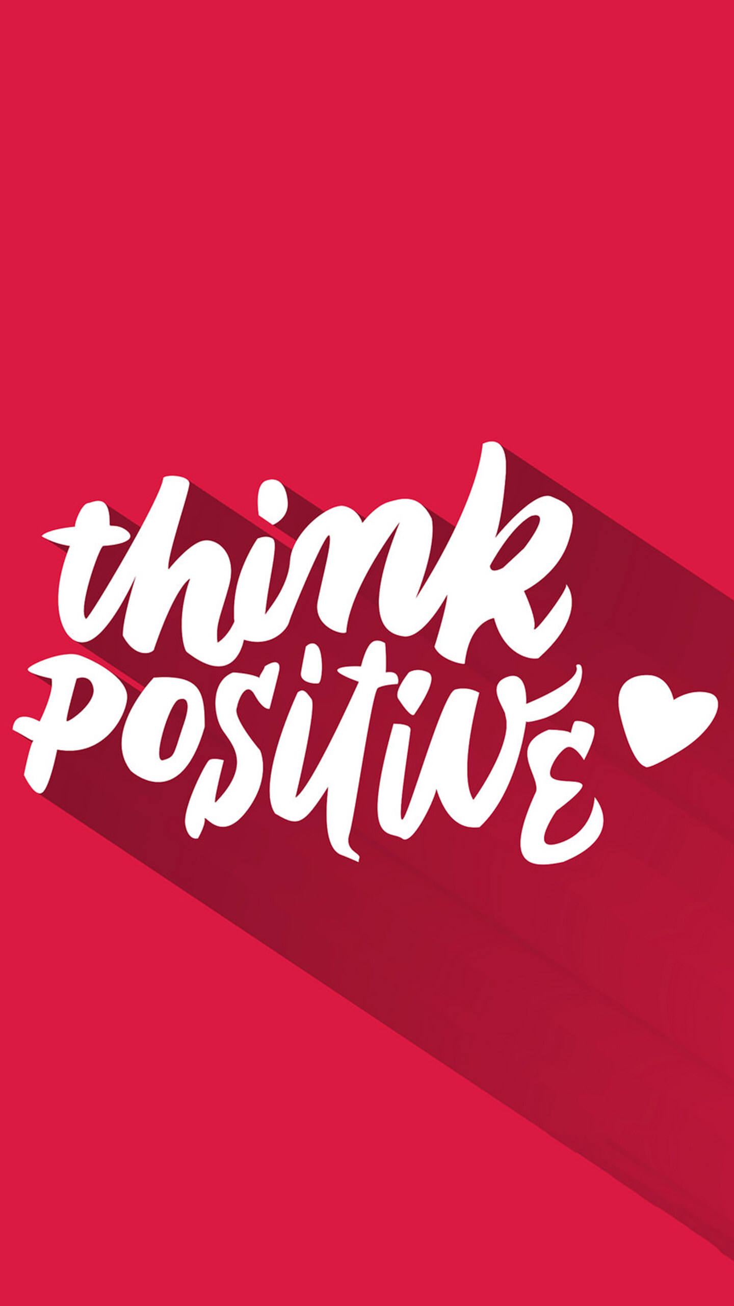 Think Positive Inspirational Graphic
