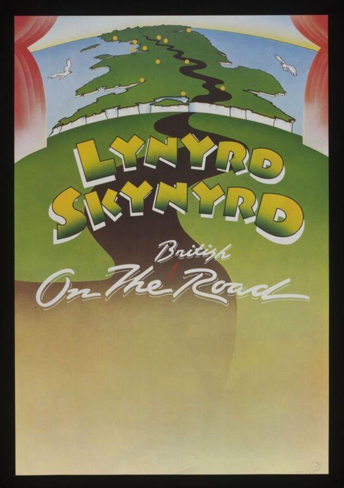 Lynyrd Skynyrd On The Road Tour Poster