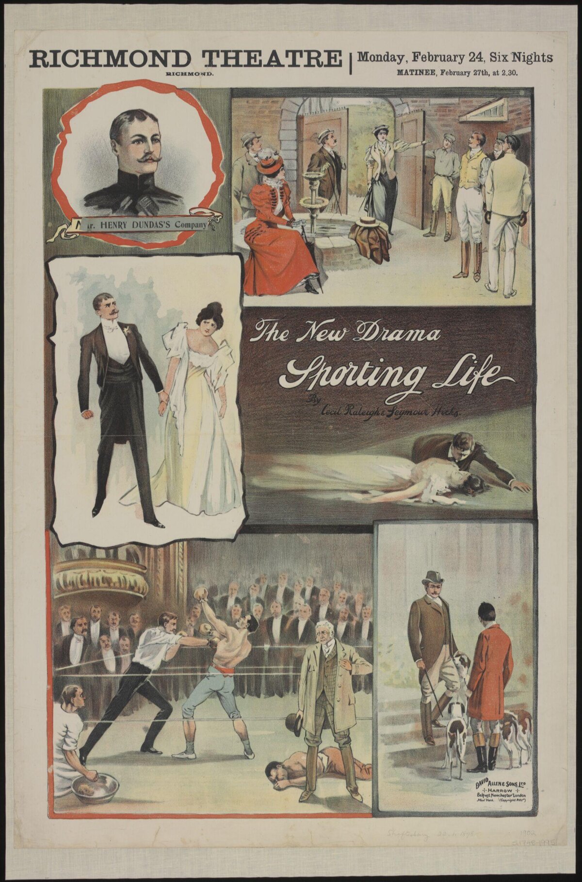 Richmond Theatre Sporting Life Play Poster