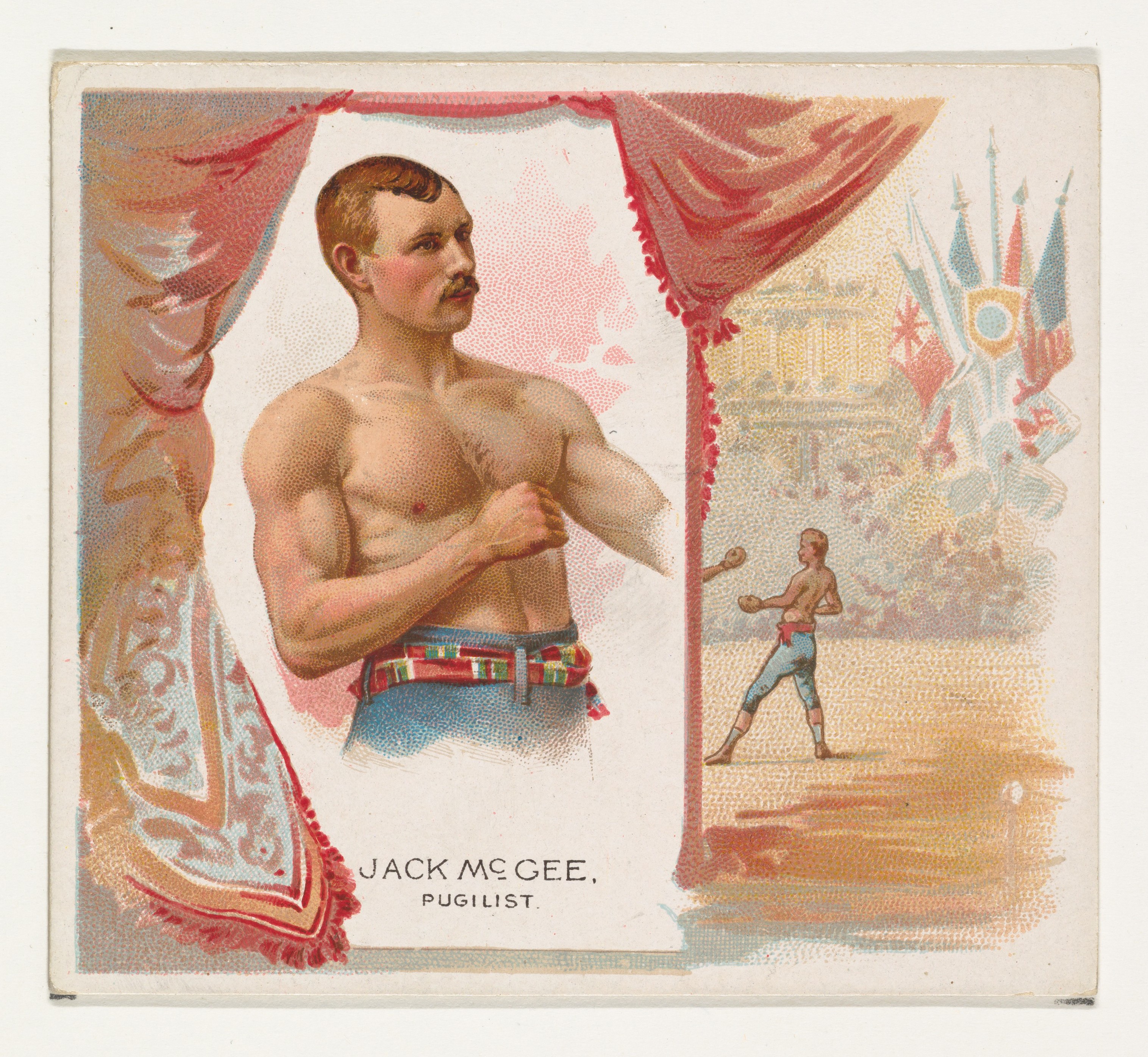Vintage Portrait of Boxer Jack McGee