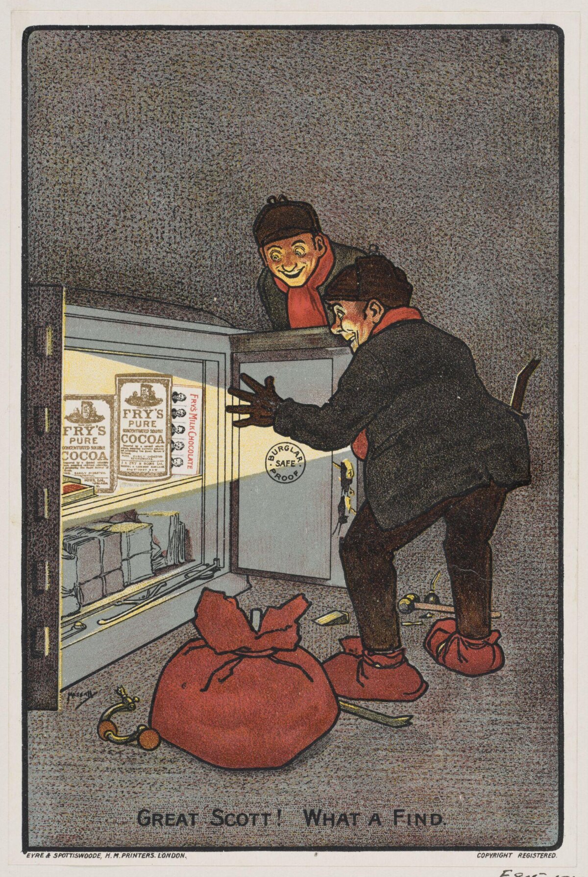 Vintage Fry's Cocoa Advertisement