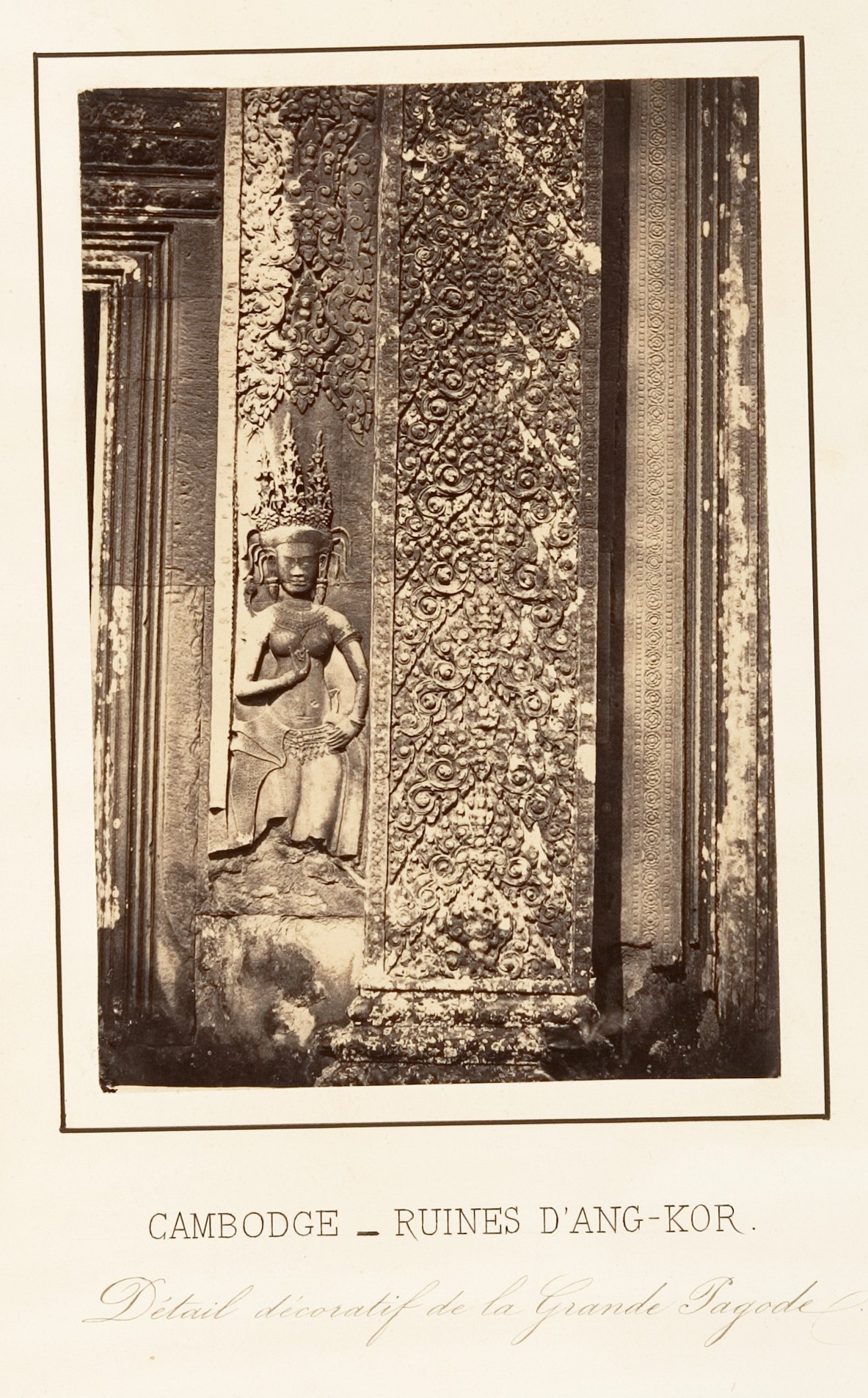 Cambodia Angkor Ruins Carved Relief
