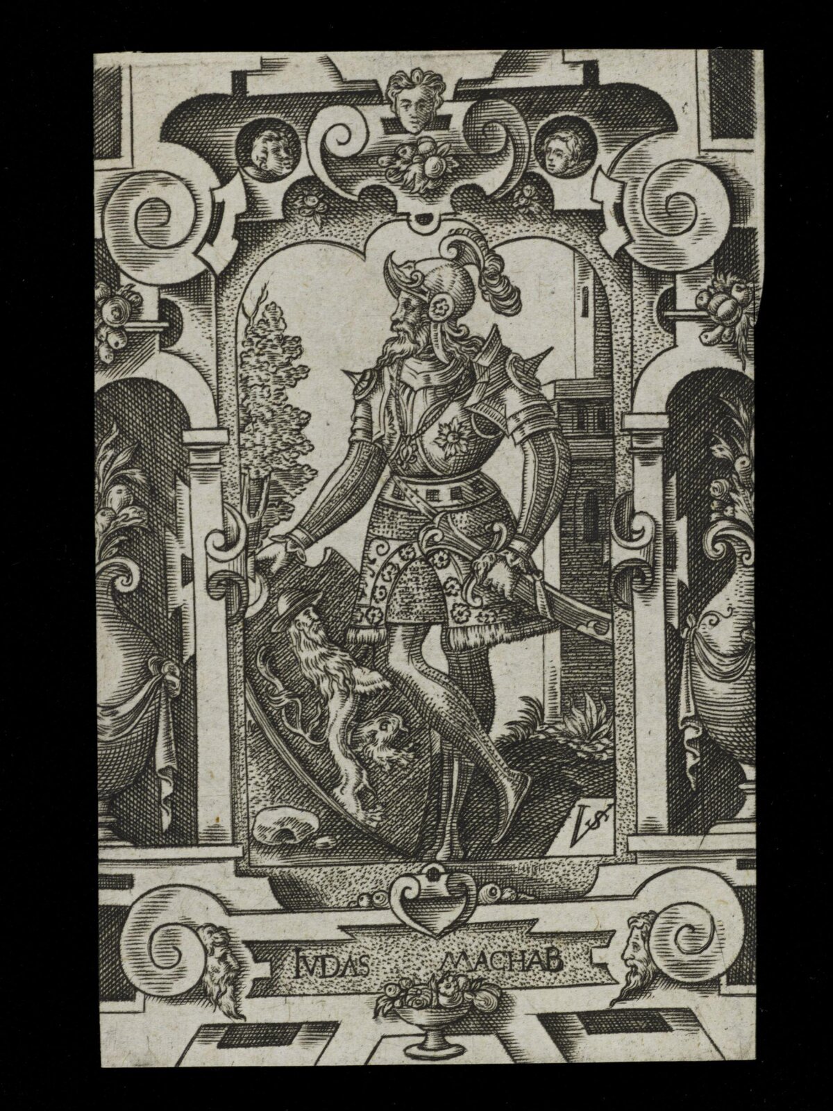 Woodcut of Judas Maccabeus