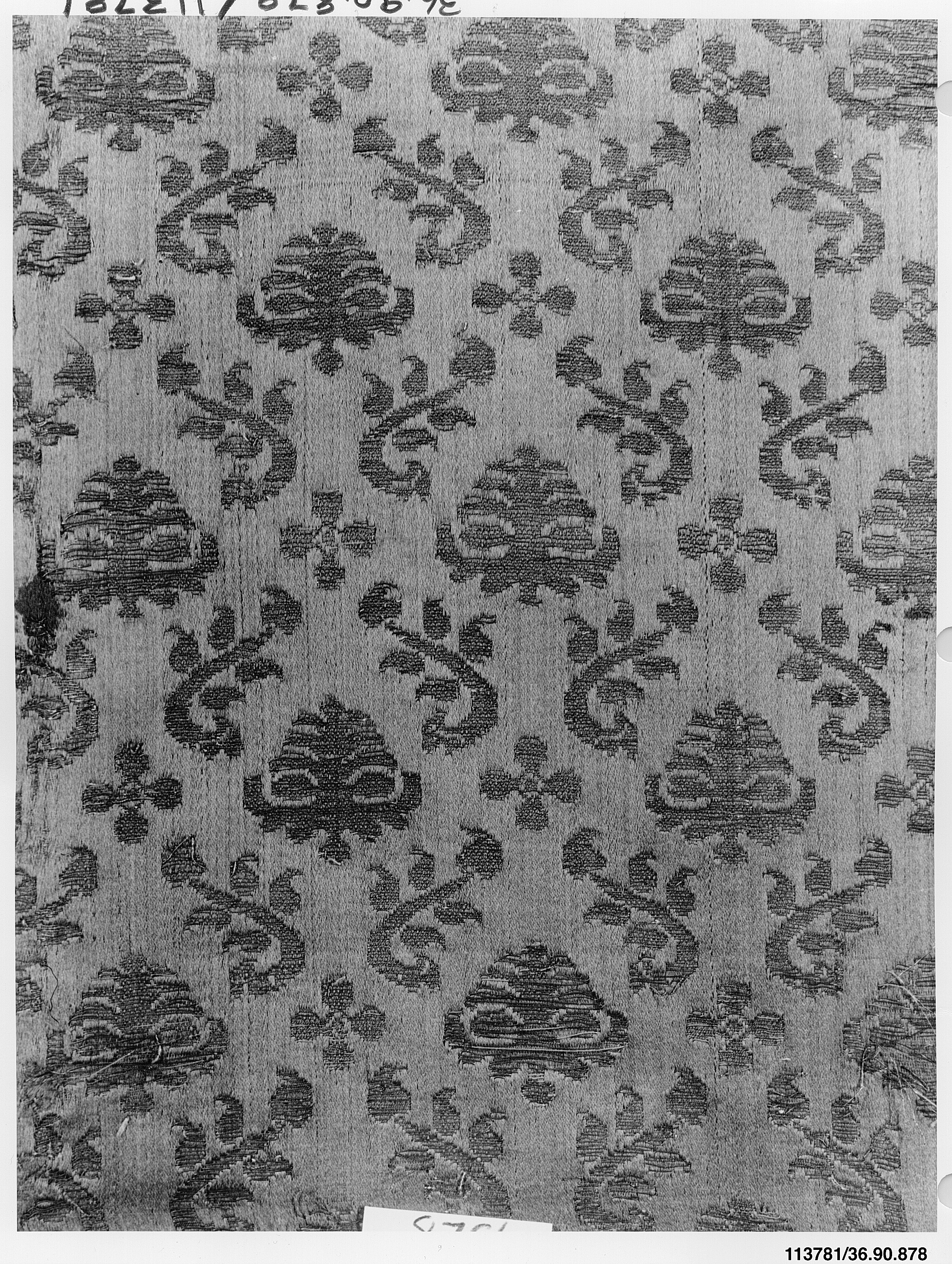 Vintage Ornate Patterned Woven Textile